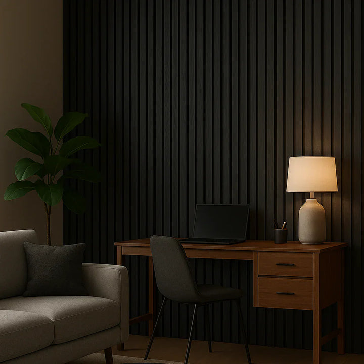 Premium 3 Sided Coloured Luxury Wood Veneer Wide Wall Panels 240x30cm - Pack Of 2 - Range Of Colours