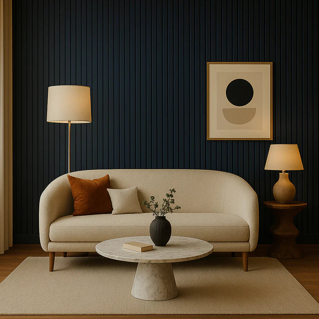 Premium 3 Sided Coloured Luxury Wall Panels 240x30cm - Pack Of 2 - Range Of Colours