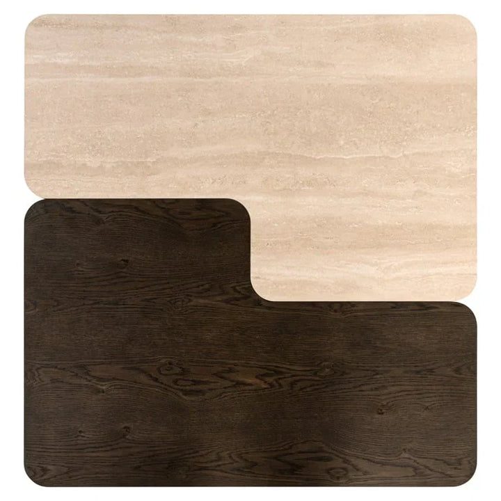 Richmond Interiors Coffee Table Nando Set Of 2 (Brown)