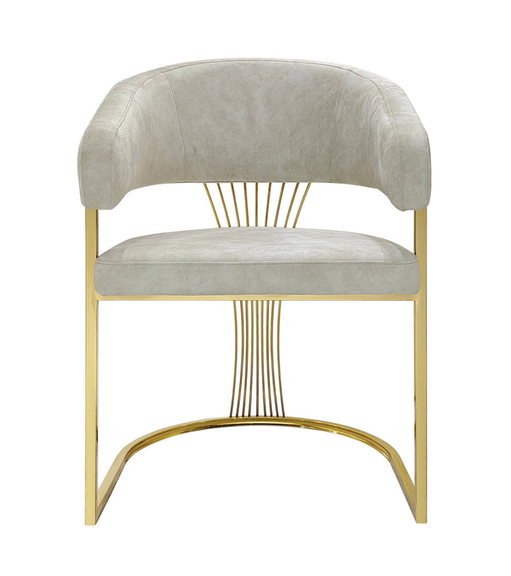 Arial Marble & Gold Dining Table With Porto Velvet Dining Chairs Gold Legs