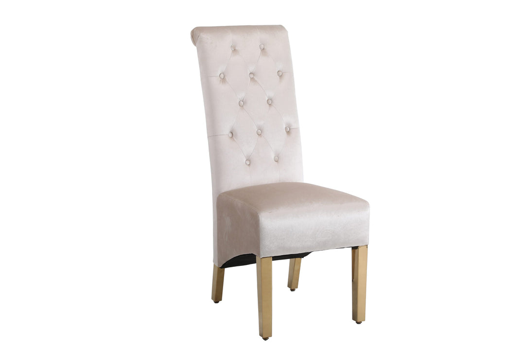 Arial Marble & Gold Dining Table With Lucy Ring Knocker Dining Chairs Gold Legs