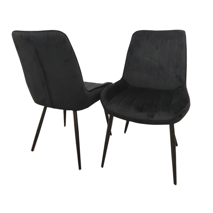 Dido Luxury Plush Velvet Dining Chair - 6 Colours-Esme Furnishings