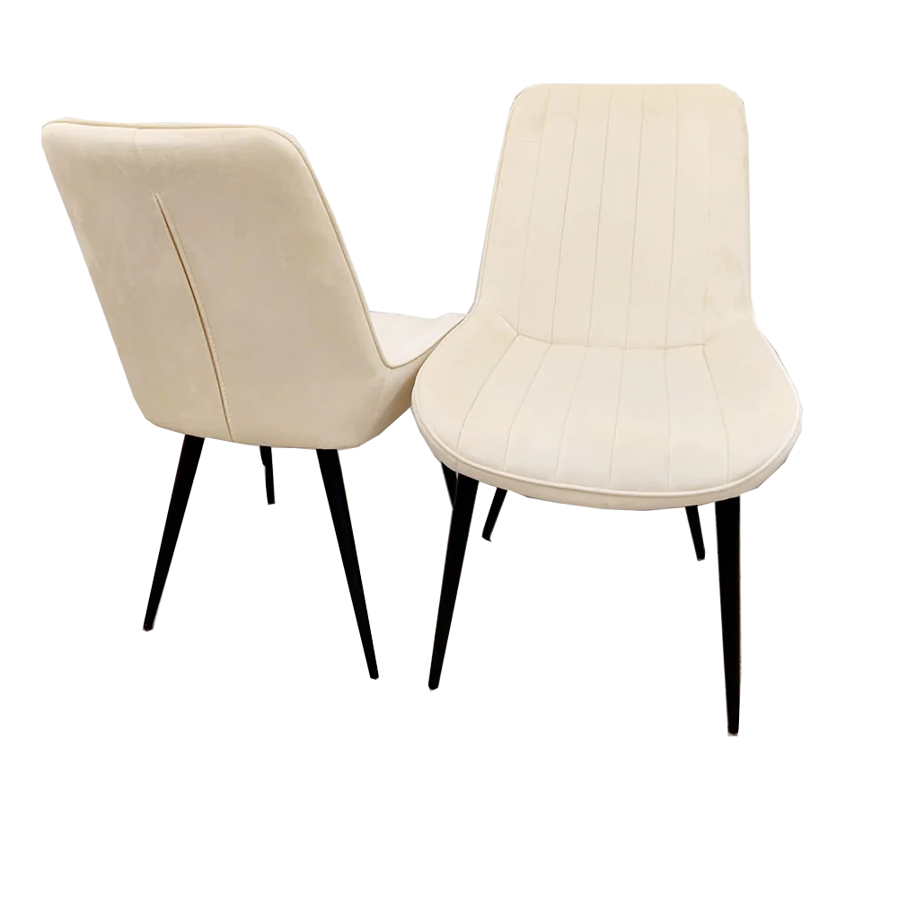 Dido Luxury Plush Velvet Dining Chair - 6 Colours-Esme Furnishings