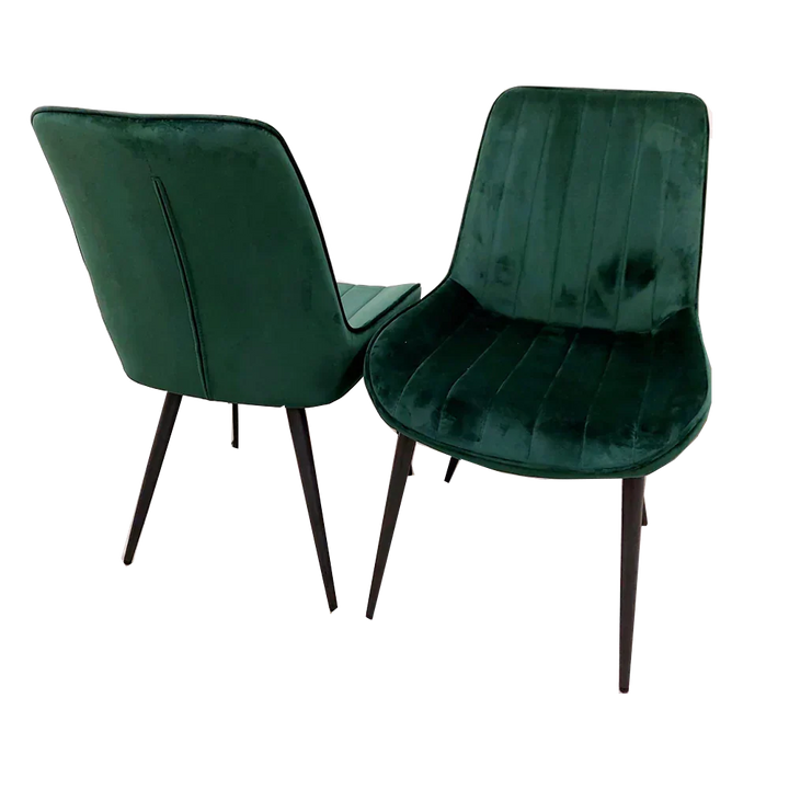 Dido Luxury Plush Velvet Dining Chair - 6 Colours-Esme Furnishings