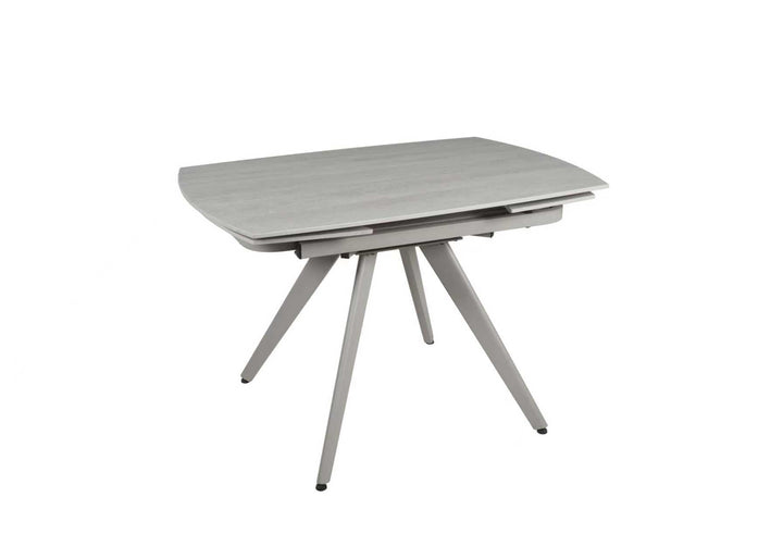 Cambridge 120-180cm Beige Ceramic Stone Swivel Extending Marble Dining Table