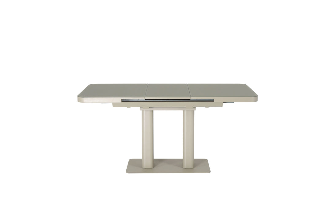 Freya 120-160cm Cashmere Ceramic Marble Extending Dining Table
