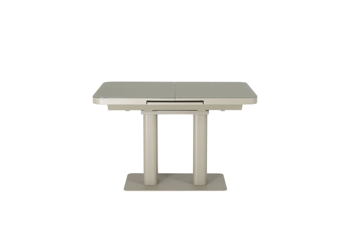 Freya 120-160cm Cashmere Ceramic Marble Extending Dining Table