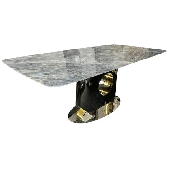 Madrid Gold 180cm Dining Table In 2 Colours