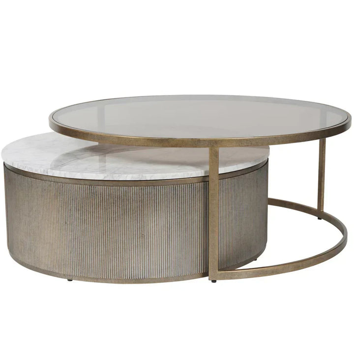 Libra Interiors Belvedere Nesting Coffee Table