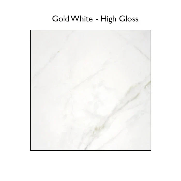 Nova 160-200cm White/Gold Ceramic Marble Extending Dining Table