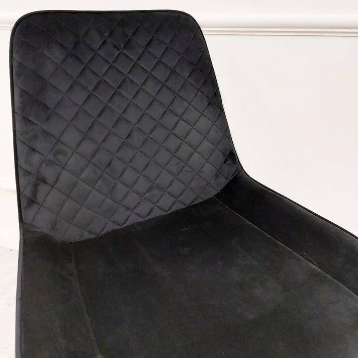 Luna Luxury Plush Velvet Dining Chair - 6 Colours-Esme Furnishings