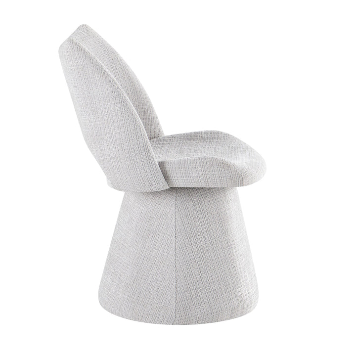 Monaco Grey 160-240cm Extending Ceramic Marble Dining Table With Grey Velvet 360 Swivel Chairs