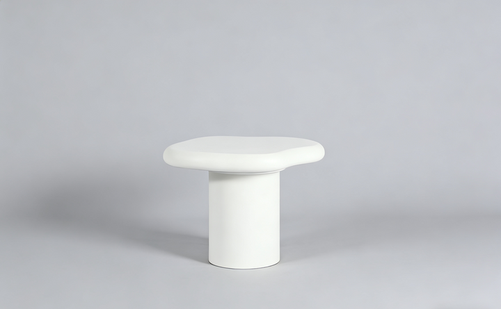 Marcello White Micro Cement Set of 2 Nest Of Tables