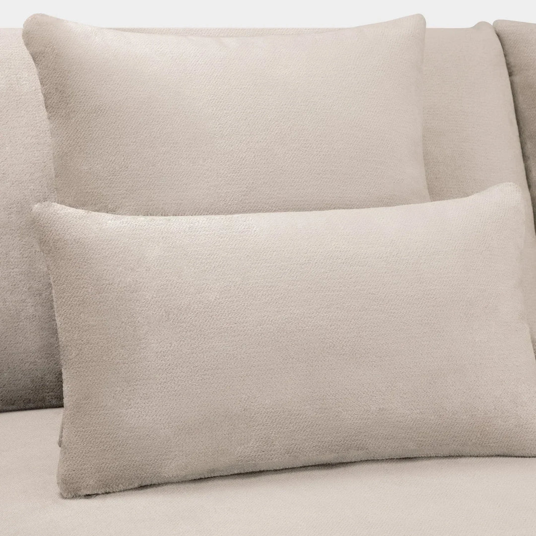 Mirabel Mocha Velvet Large Corner Sofa