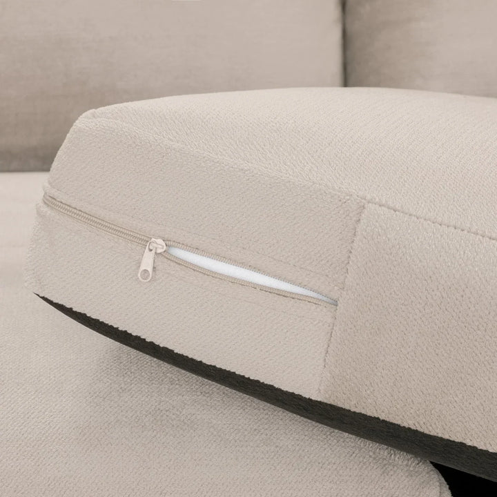 Mirabel Mocha Velvet Large Corner Sofa