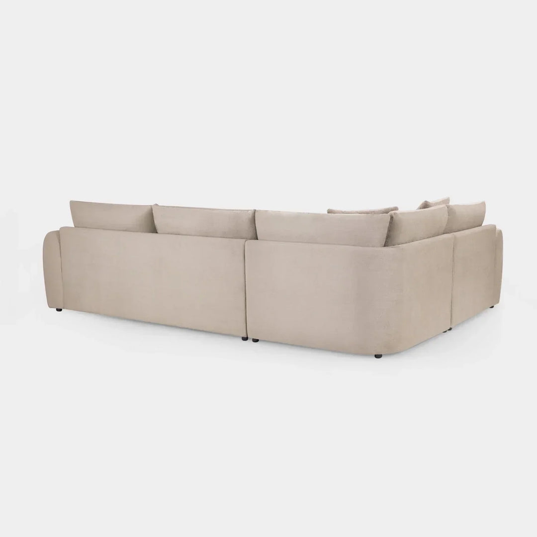 Mirabel Mocha Velvet Left Hand Facing Corner Sofa