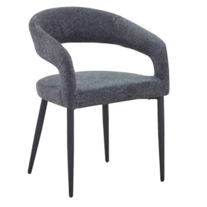Olympia 160cm Grey Ceramic Marble Dining Table With Olympia Dining Chairs