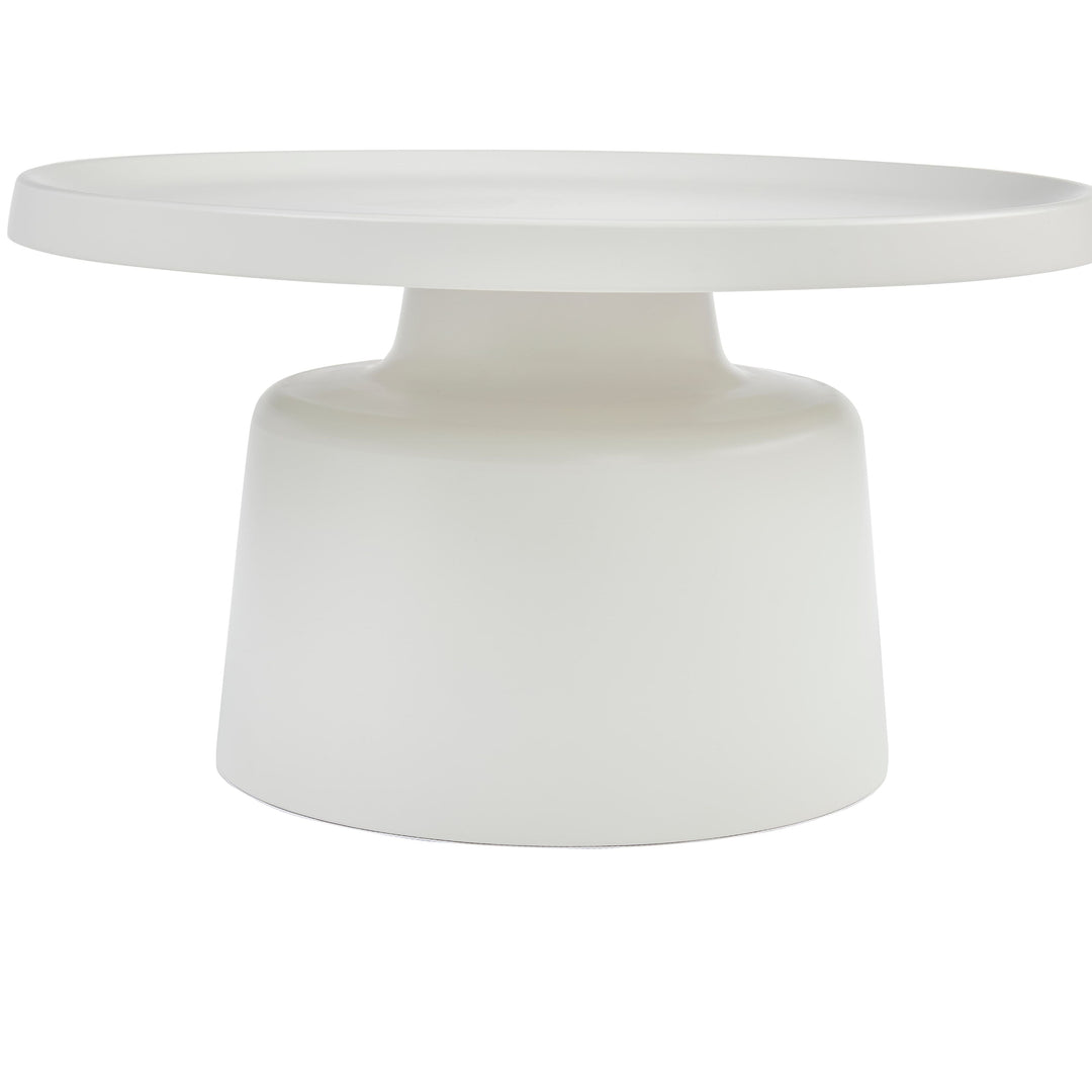 Picollo White High Gloss Set of 2 Nest Of Tables