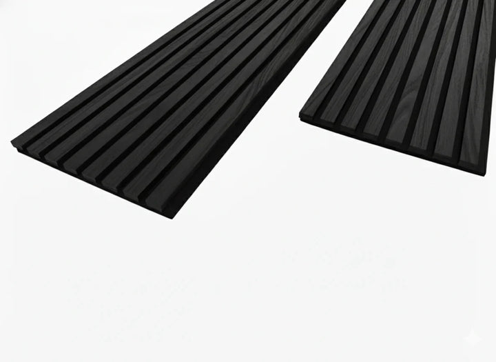 Premium 3 Sided Wood Veneer Wall Panels 240x32cm - Pack Of 2 - Range Of Colours