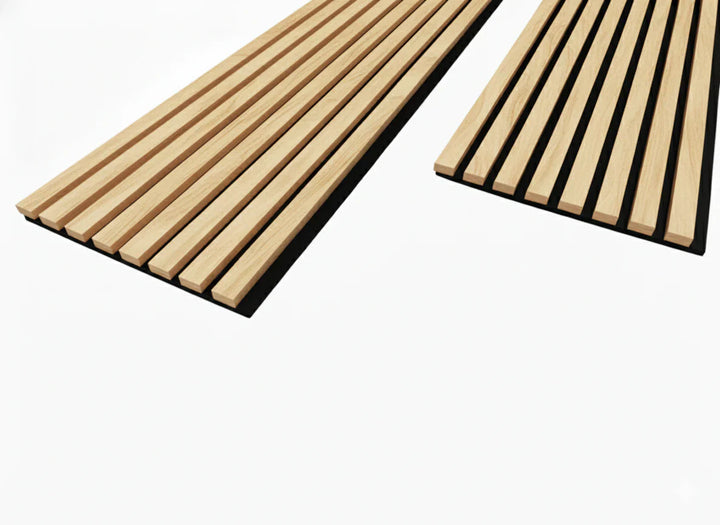 Premium 3 Sided Wood Veneer Wall Panels 240x32cm - Pack Of 2 - Range Of Colours