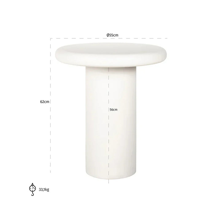 Richmond Interiors Bloomstone Lamp Side End Table
