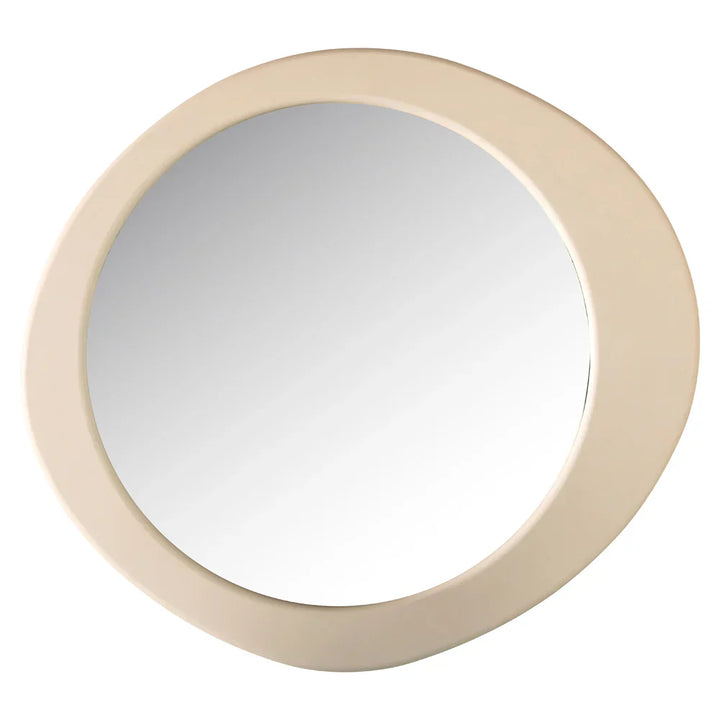 Richmond Interiors Clayton Beige Round Mirror