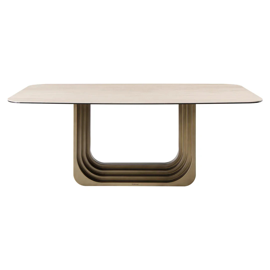 Richmond Interiors Maxfield Ceramic Marble 230cm Dining Table
