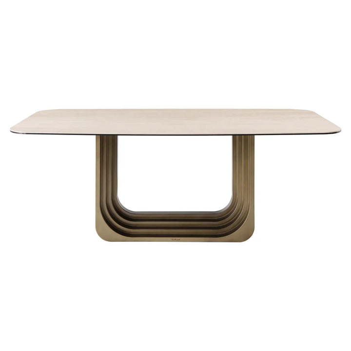Richmond Interiors Maxfield Ceramic Marble 230cm Dining Table