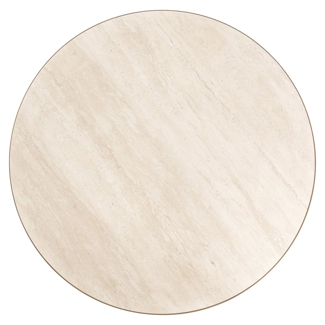 Richmond Interiors Tivoli White 130cm Round Dining Table