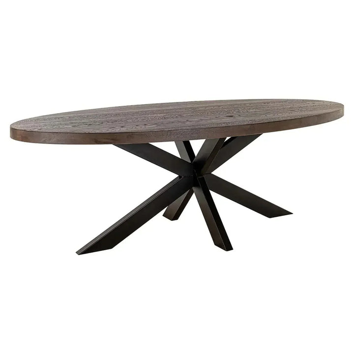 Richmond Interiors Watson 300cm Dining Table/Dark brown