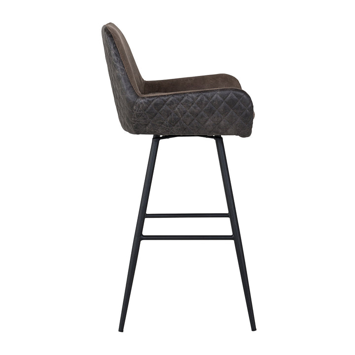 Richmond Linsey Swivel Bar Stool-Belmont Interiors