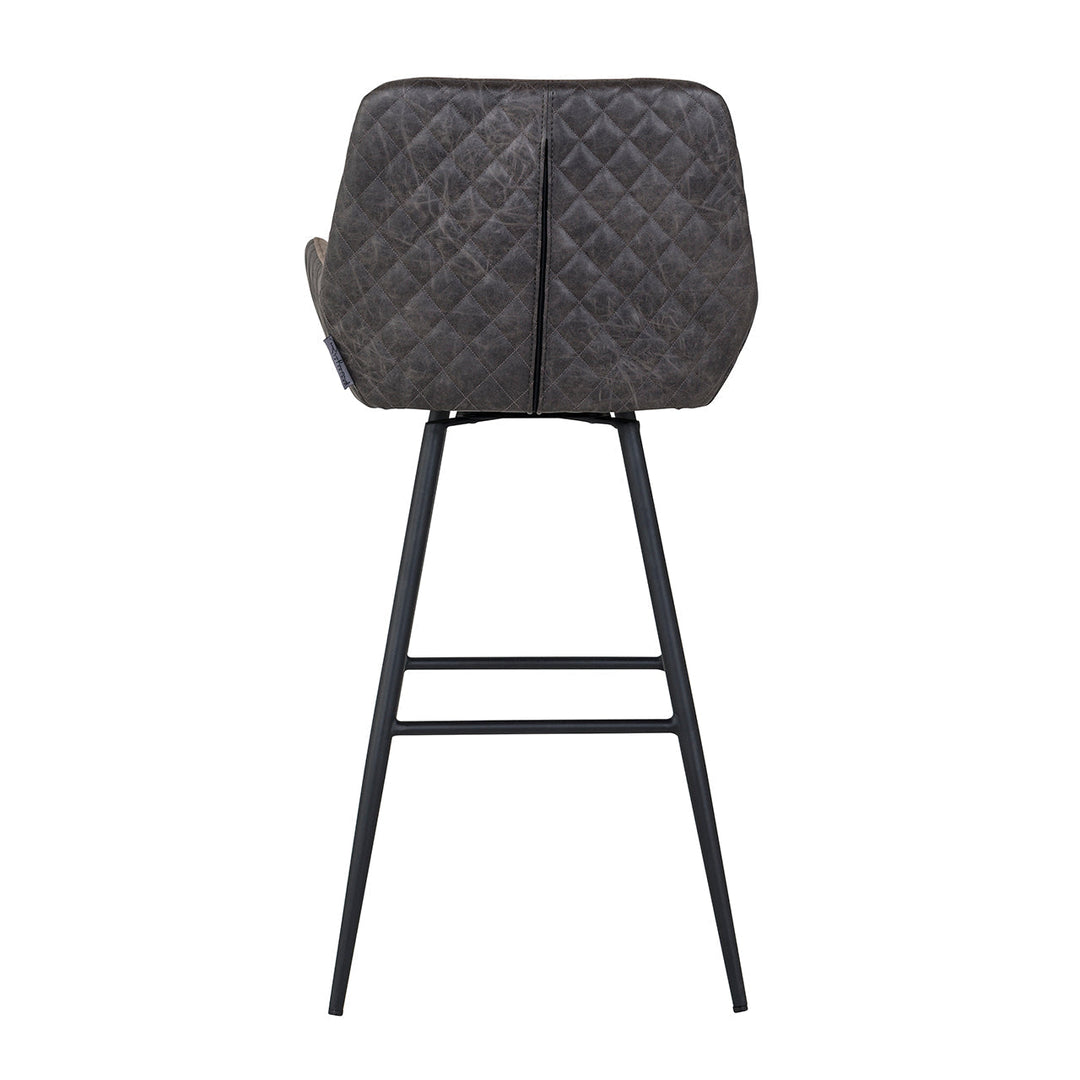Richmond Linsey Swivel Bar Stool-Belmont Interiors