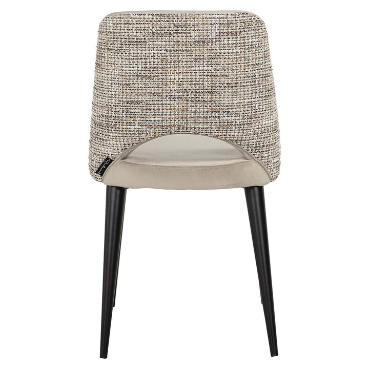 Richmond Interiors Tabitha Taupe Khaki Velvet Dining Chair