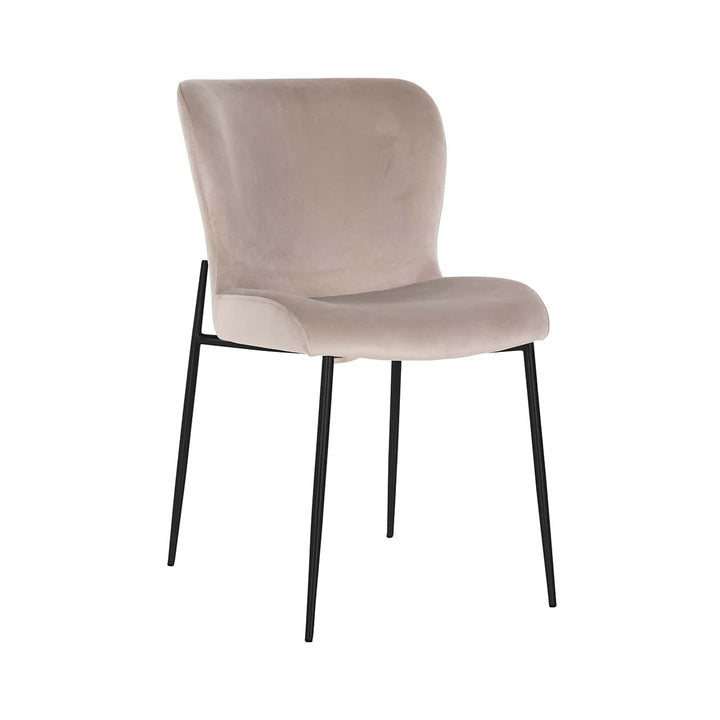 Richmond Interiors Darby Taupe Khaki Chenille Dining Chair