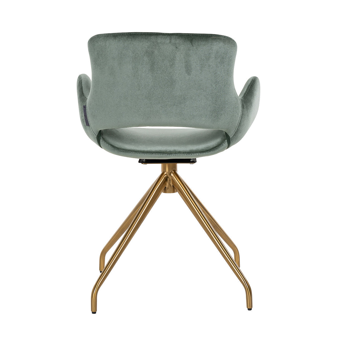 Richmond Chair Sierra Jade Velvet Swivel-Belmont Interiors