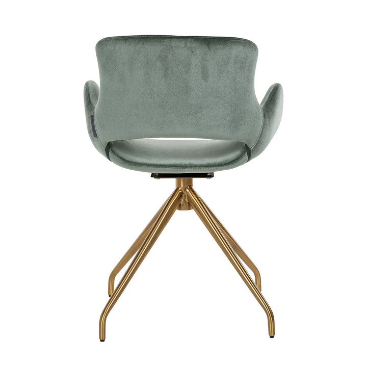 Richmond Chair Sierra Jade Velvet Swivel-Belmont Interiors