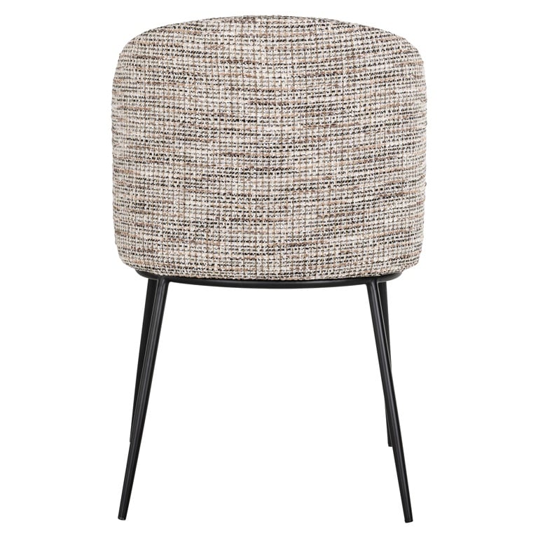 Richmond Interiors Elvi Mixed Taupe Fabric Dining Chair