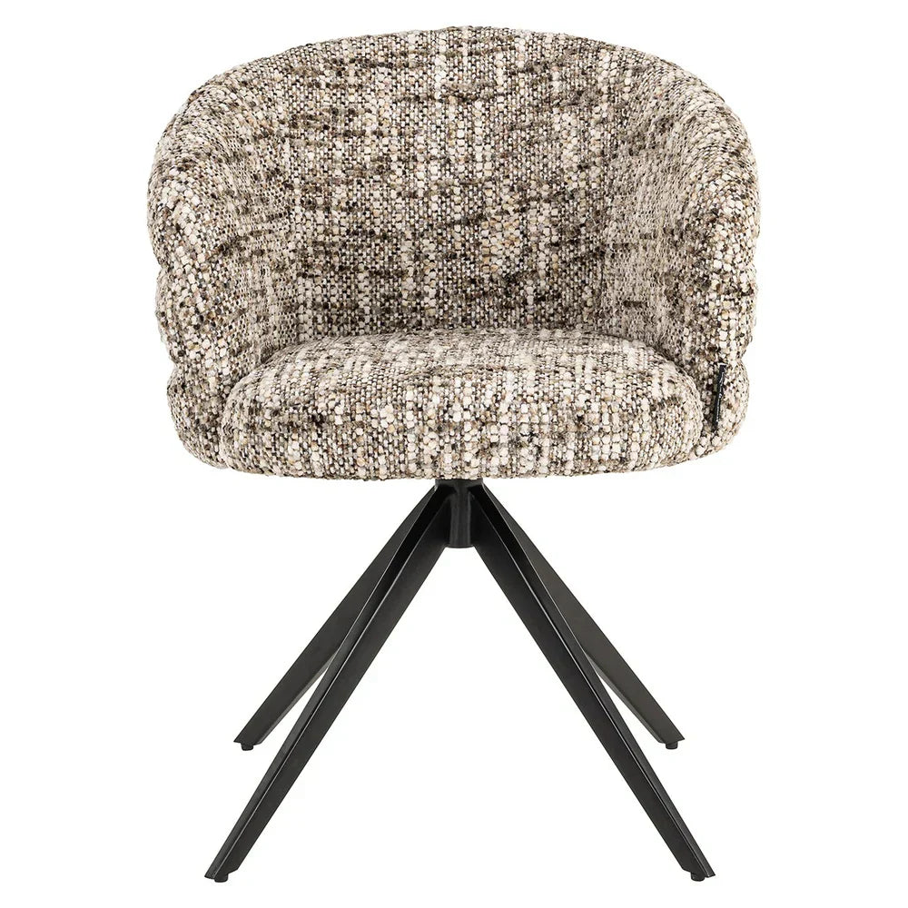 Richmond Interiors Serenity Brown Omara Swivel Chair