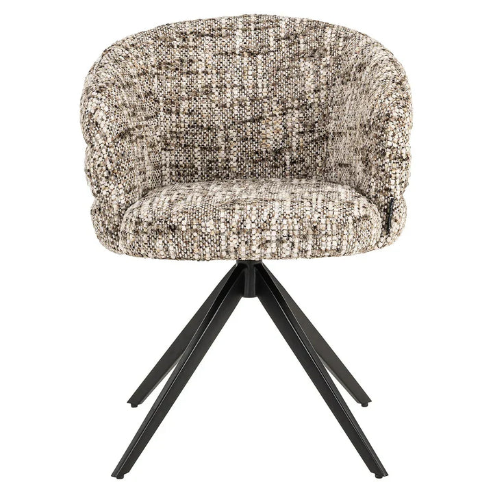 Richmond Interiors Serenity Brown Omara Swivel Chair