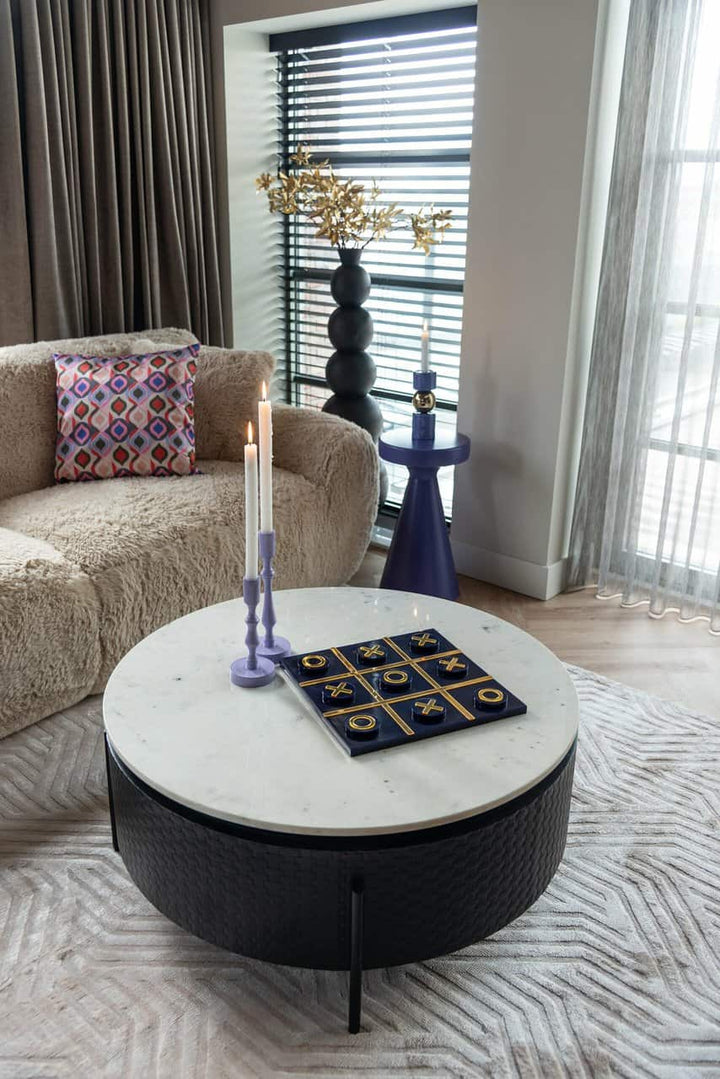 Richmond Interiors Kimble Purple Side Table Large