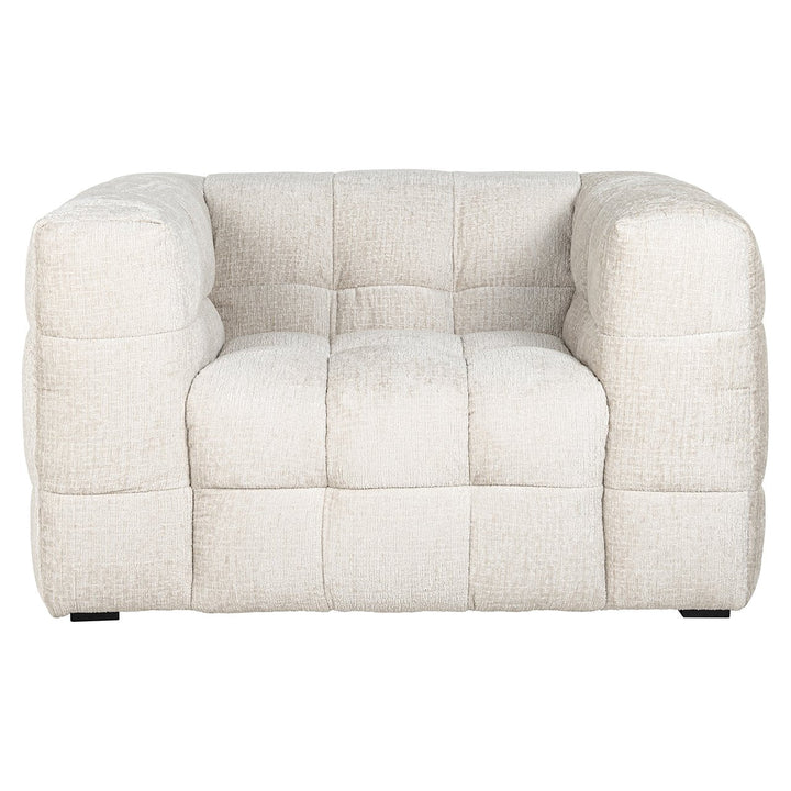 Richmond Interiors Merrol Fusion Cream Chenille Bubble Armchair