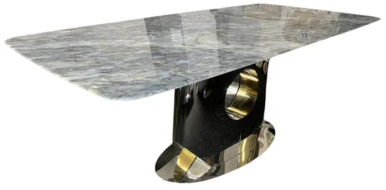Madrid Gold 180cm Dining Table In 2 Colours
