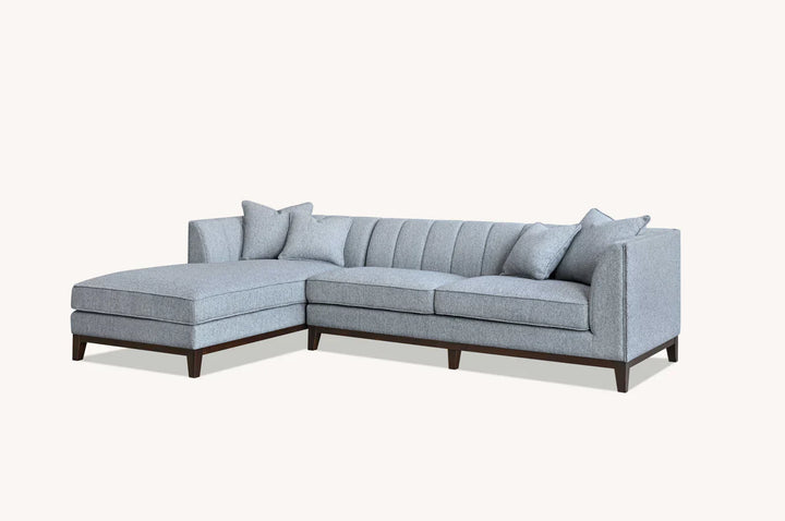 The Cooper Dolphin Boucle Left Hand Corner Premium Sofa Dolphin Boucle Fabric