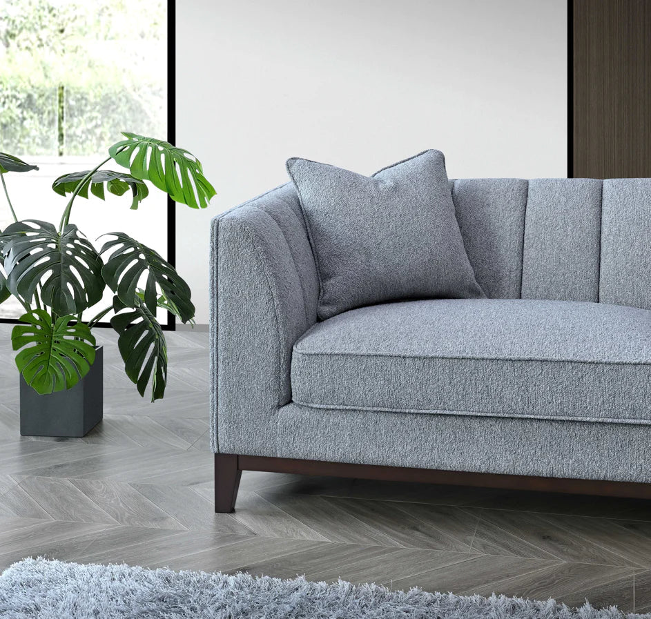 The Cooper Dolphin Boucle 3 Seater Premium Sofa Dolphin Boucle Fabric
