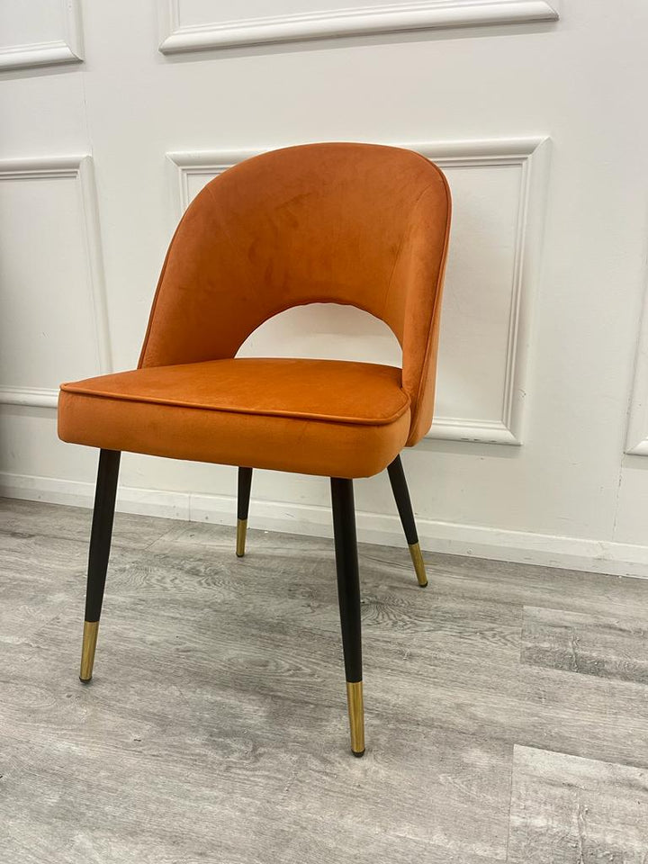 Astra Premium Plush Velvet Fabric Dining Chair In 3 Colours