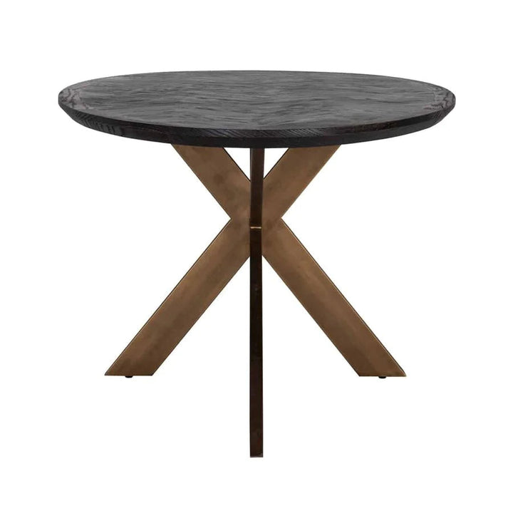 Blackbone Brass Oval 260cm Dining Table-Belmont Interiors