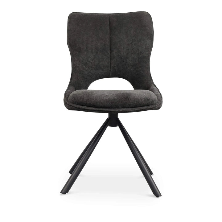 Sydney 160cm Grey Ceramic Marble Dining Table With Sydney Grey Velvet 360 Swivel Dining Chairs
