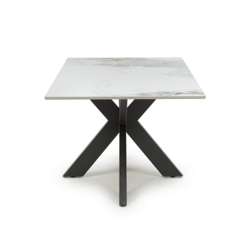 Nova White Ceramic Marble Coffee Table