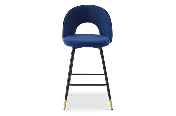 Berkeley Designs Hoxton Bar Stool in Blue-Bar Stools-Berkeley Designs-Belmont Interiors