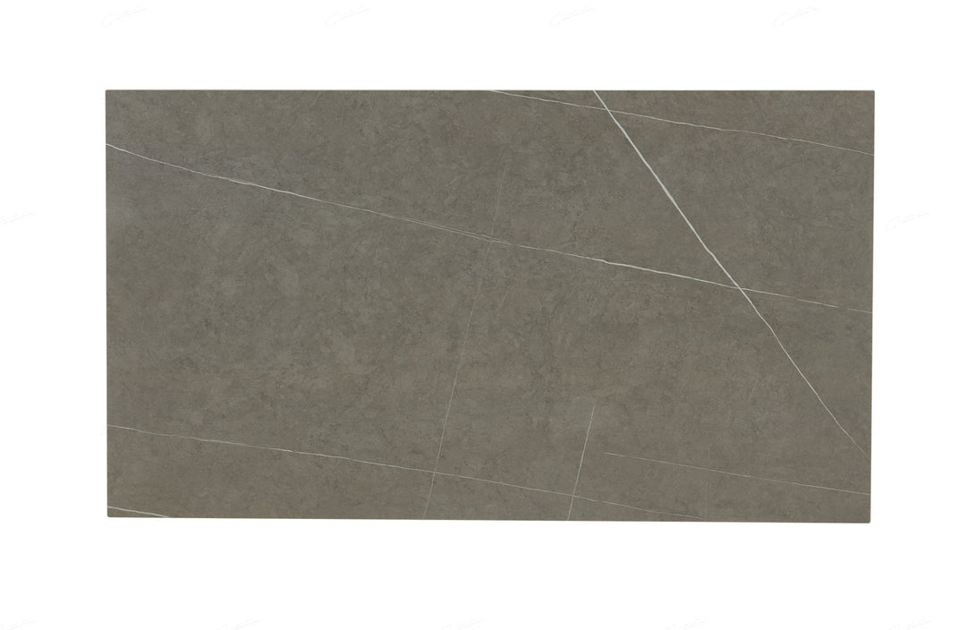 Livia 160cm Grey Ceramic Sintered Marble Dining Table - Esme Furnishings